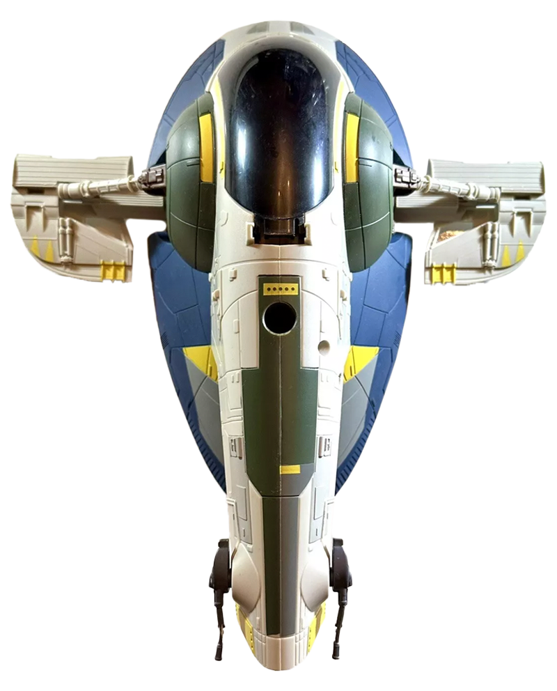 The Jango Fett's Slave 1 from the Attack of the Clones line has a date stamp of 2010 and was released in 2013.