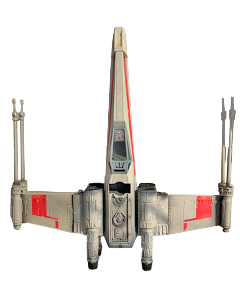 The Red Leader Death Star Trench (Red 1) X-Wing has a date stamp of 2004.