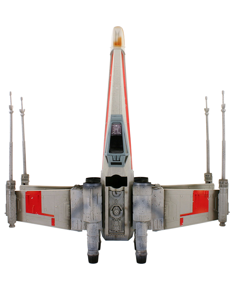 The Red Leader's X-Wing Fighter from the The Saga Collection line has a date stamp of 2002 and was released in 2004.