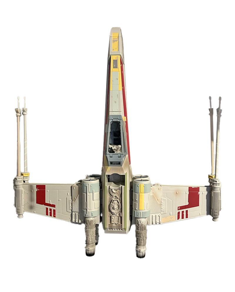 The Red 3 X-Wing Fighter (Biggs Darklighter’s X-Wing) from the The Vintage Collection line has a date stamp of 2011 and was released in 2013.