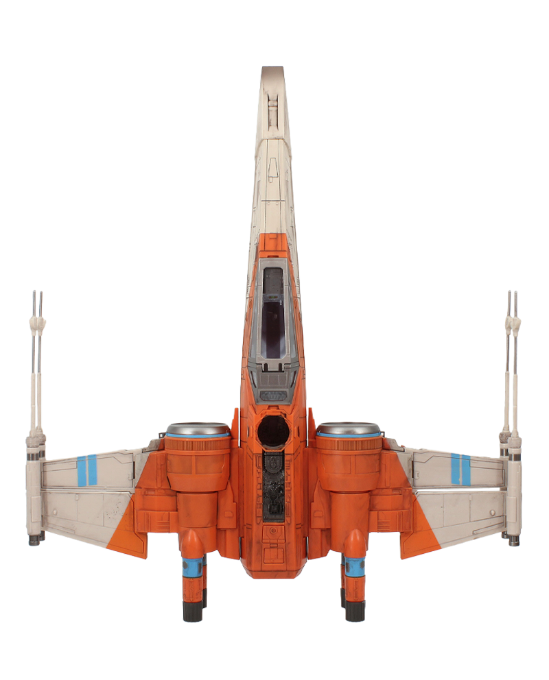 The Poe Dameron's X-Wing Fighter from the The Vintage Collection line has a date stamp of 2019.