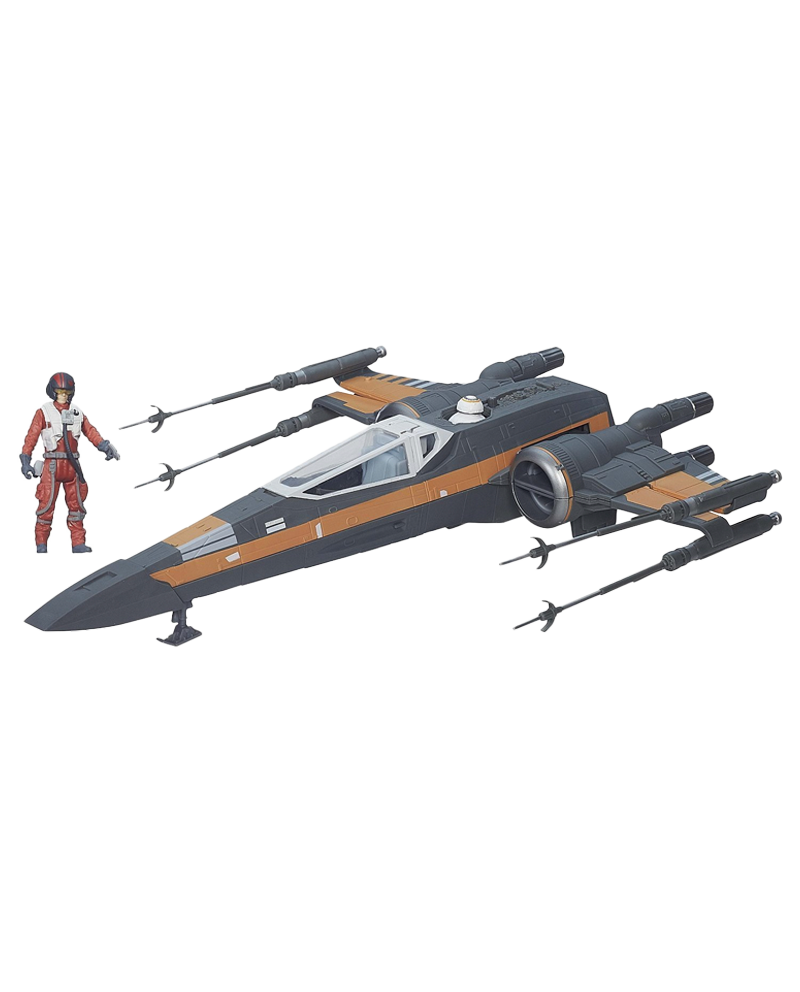 The Poe Dameron's X-Wing Fighter from the The Force Awakens line has a date stamp of 2015.